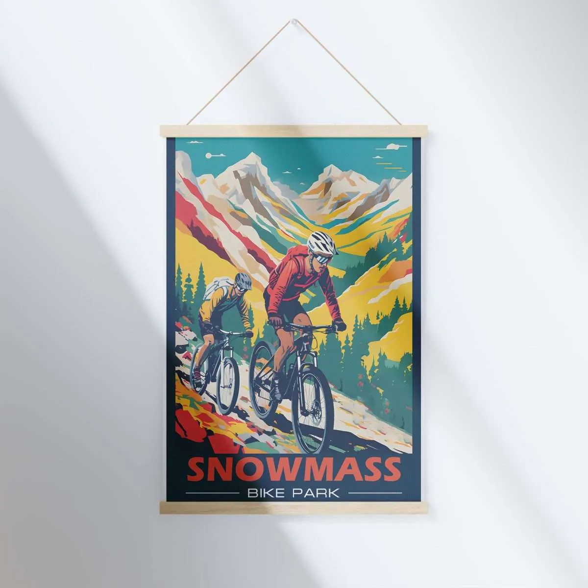 Snowmass Bike Park Trail Blazers Hanger Poster UnitedWorldMemories