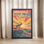 Theodore Roosevelt National Park Untamed Beauty Framed Poster UnitedWorldMemories