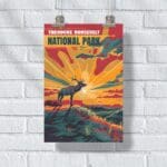 Theodore Roosevelt National Park Untamed Beauty Poster UnitedWorldMemories