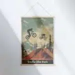 Trestle Bike Park Vintage Summit Ride Hanger Poster UnitedWorldMemories