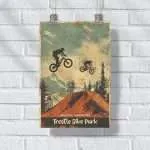 Trestle Bike Park Vintage Summit Ride Poster UnitedWorldMemories