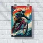 Whistler Bike Park Epic Rides Poster UnitedWorldMemories