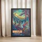 Whistler Bike Park Forest Thrills Framed Poster UnitedWorldMemories