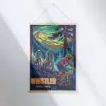 Whistler Bike Park Forest Thrills Hanger Poster UnitedWorldMemories