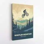 Whistler Bike Park Trail Blazers Canvas UnitedWorldMemories