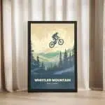 Whistler Bike Park Trail Blazers Framed Poster UnitedWorldMemories