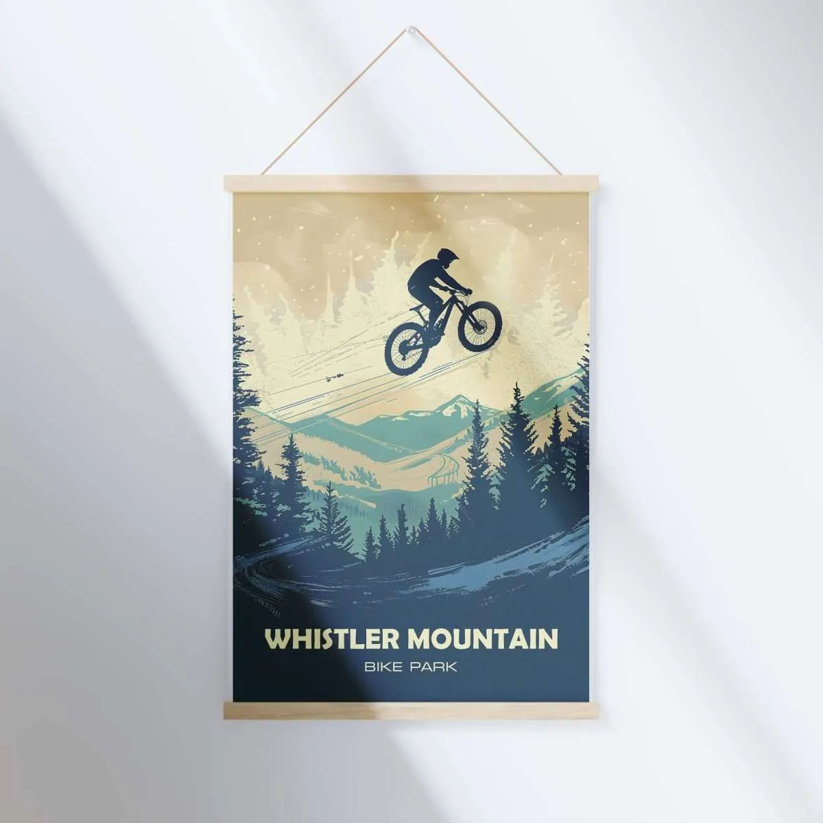 Whistler Bike Park Trail Blazers Hanger Poster UnitedWorldMemories