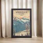 Whistler Ride Through History Framed Poster UnitedWorldMemories