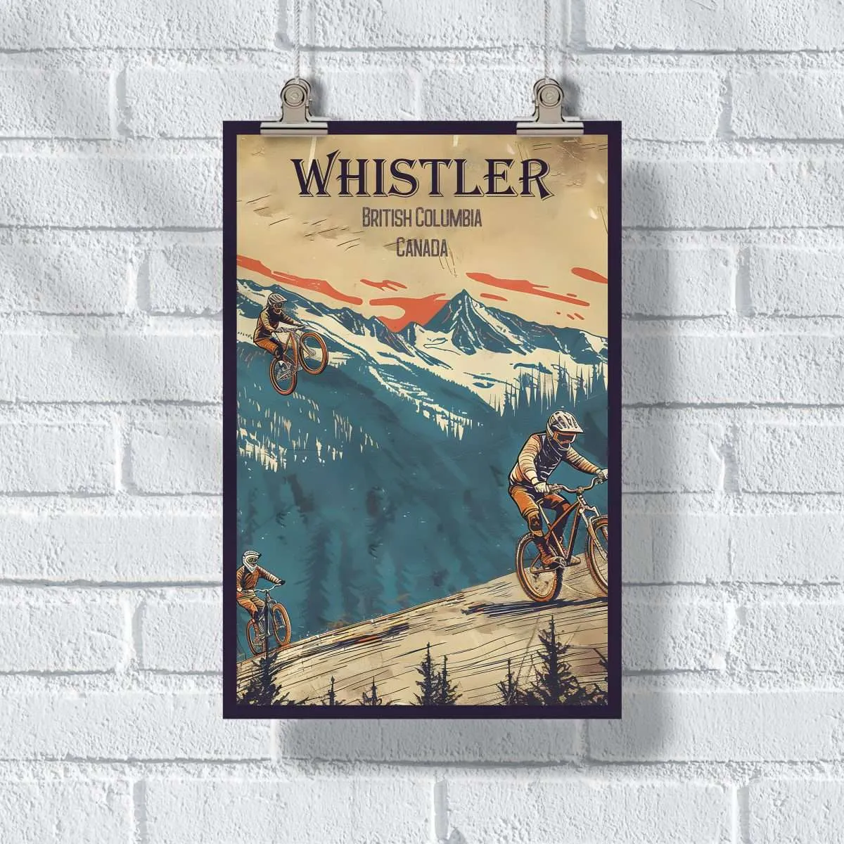 Whistler Ride Through History Poster UnitedWorldMemories