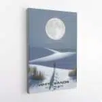 White Sands National Park Moonlit Sands Canvas UnitedWorldMemories