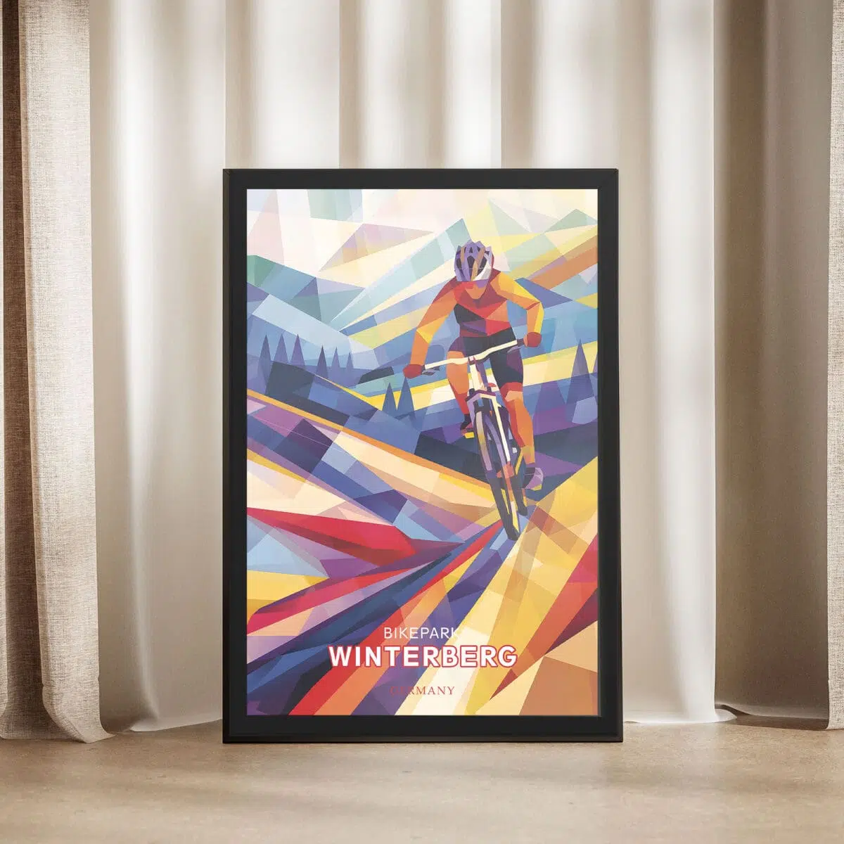 Bikepark Winterberg Alpine Energy Framed Poster UnitedWorldMemories