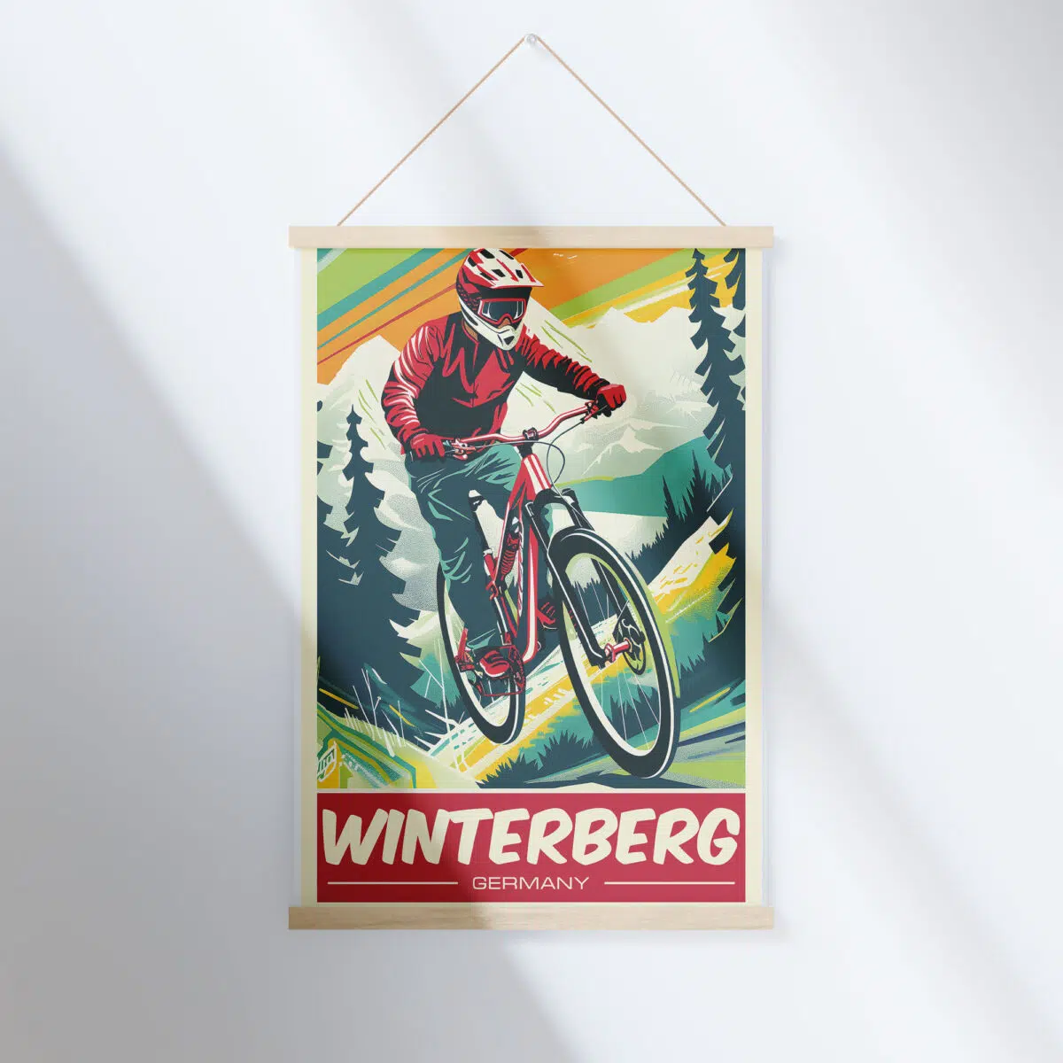 Bikepark Winterberg Mountain Adventure Hanger Poster UnitedWorldMemories