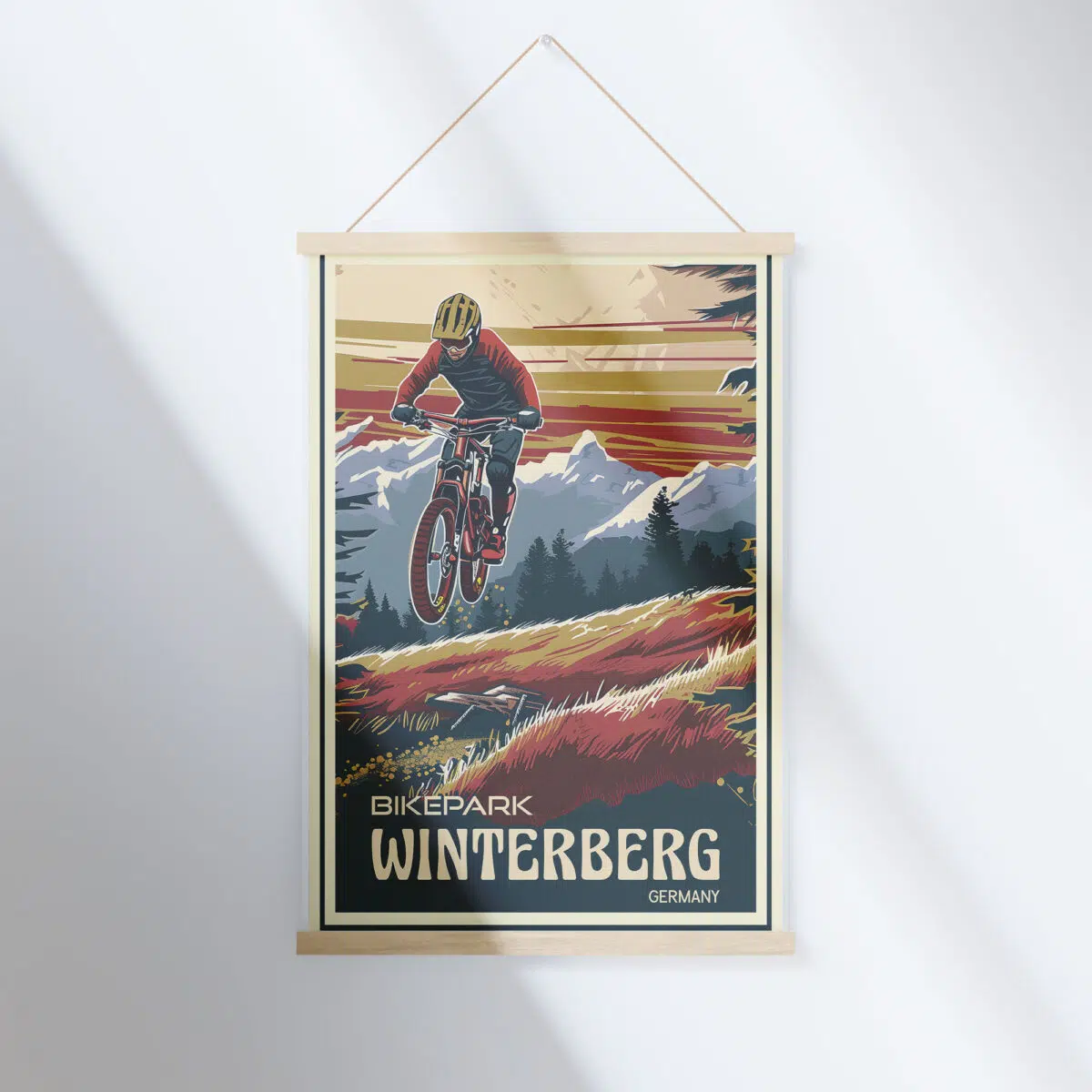 Bikepark Winterberg Winterberg Thrills Hanger Poster UnitedWorldMemories