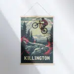 Killington Bike Park Airborne Adventure Hanger Poster UnitedWorldMemories