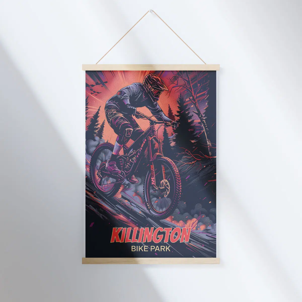 Killington Bike Park Extreme Hanger Poster UnitedWorldMemories