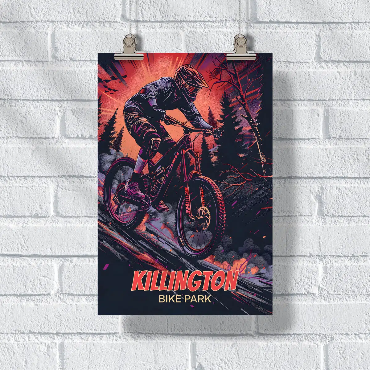 Killington Bike Park Extreme Poster UnitedWorldMemories