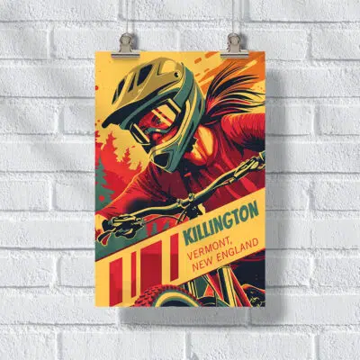 Killington Bike Park Trail Goddess Poster UnitedWorldMemories