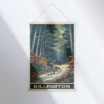 Killington Bike Park Woodland Adventure Hanger Poster UnitedWorldMemories