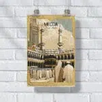 Mecca Abraj Al Bait Clock Tower Poster UnitedWorldMemories