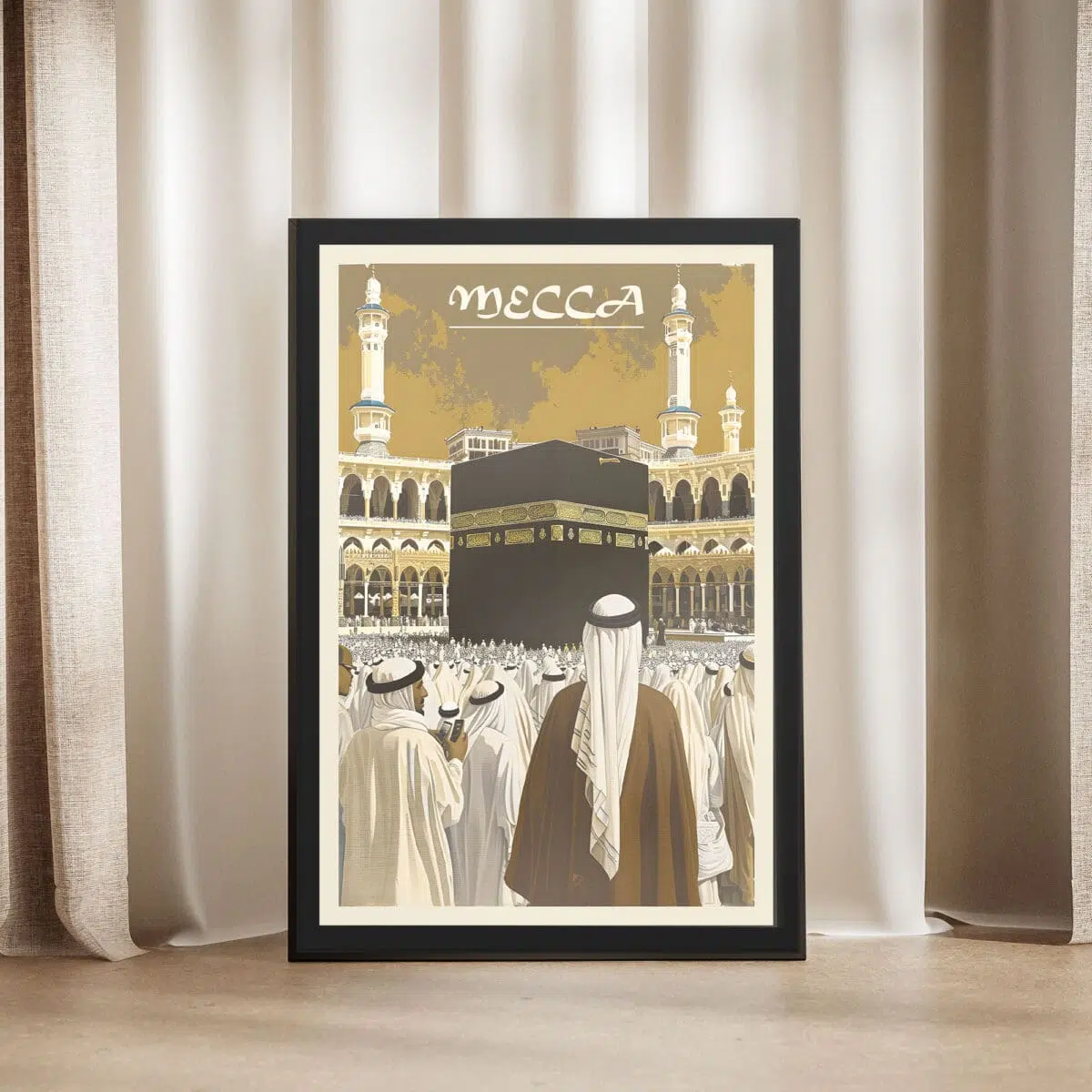 Mecca Kaaba Framed Poster UnitedWorldMemories