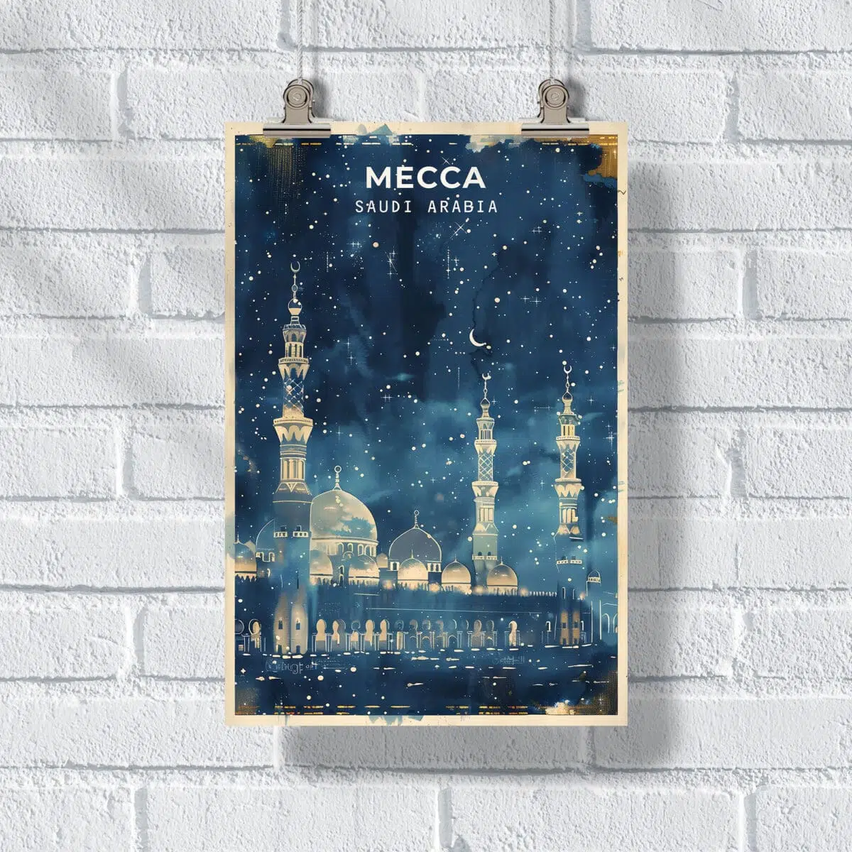 Mecca By Night Poster UnitedWorldMemories