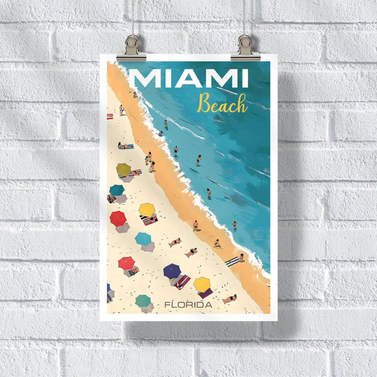 Miami Beach Poster UnitedWorldMemories