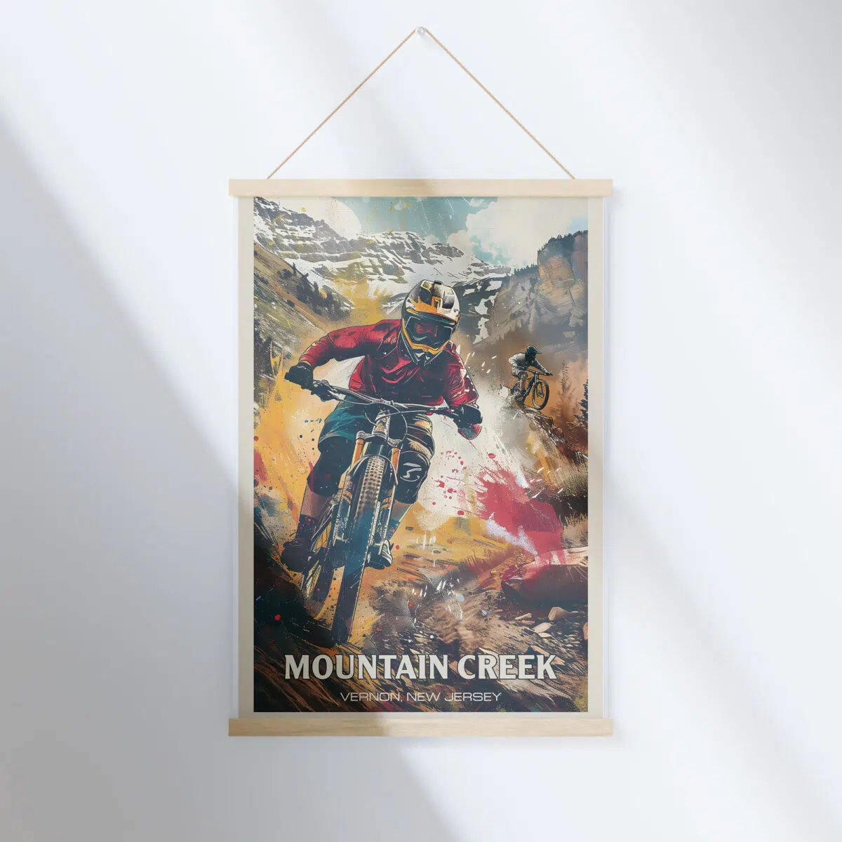 Mountain Creek Bike Park Extreme Hanger Poster UnitedWorldMemories