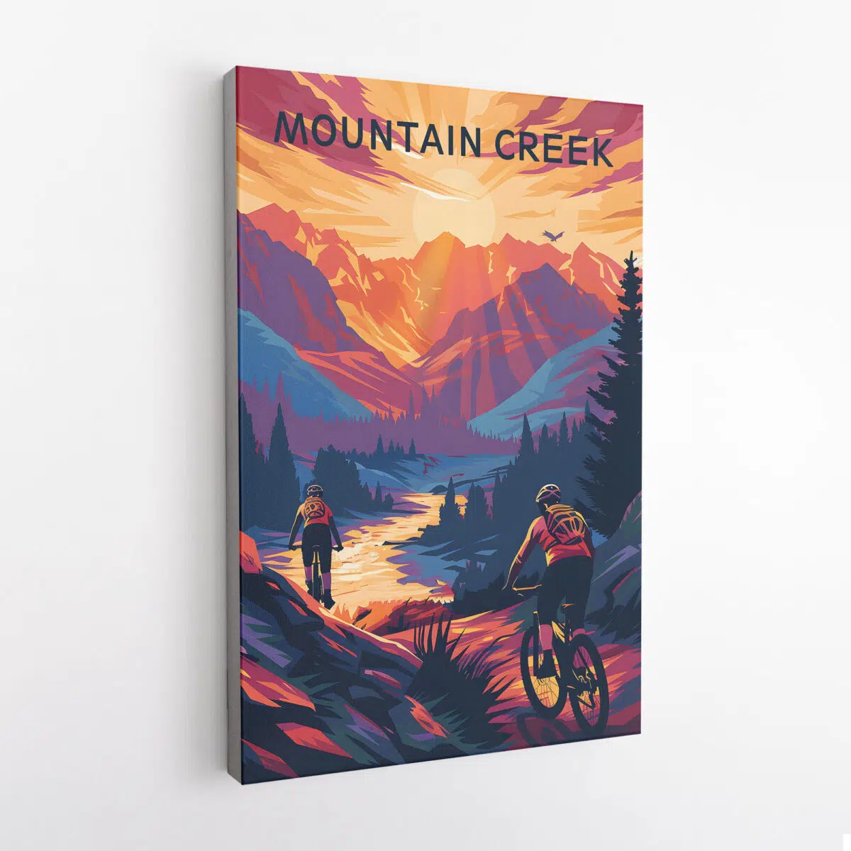 Mountain Creek Bike Park Mountain Majesty Canvas UnitedWorldMemories