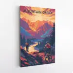 Mountain Creek Bike Park Mountain Majesty Canvas UnitedWorldMemories