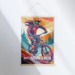 Mountain Creek Bike Park Trail Goddess Hanger Poster UnitedWorldMemories