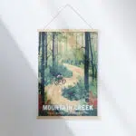 Mountain Creek Bike Park Woodland Adventure Hanger Poster UnitedWorldMemories