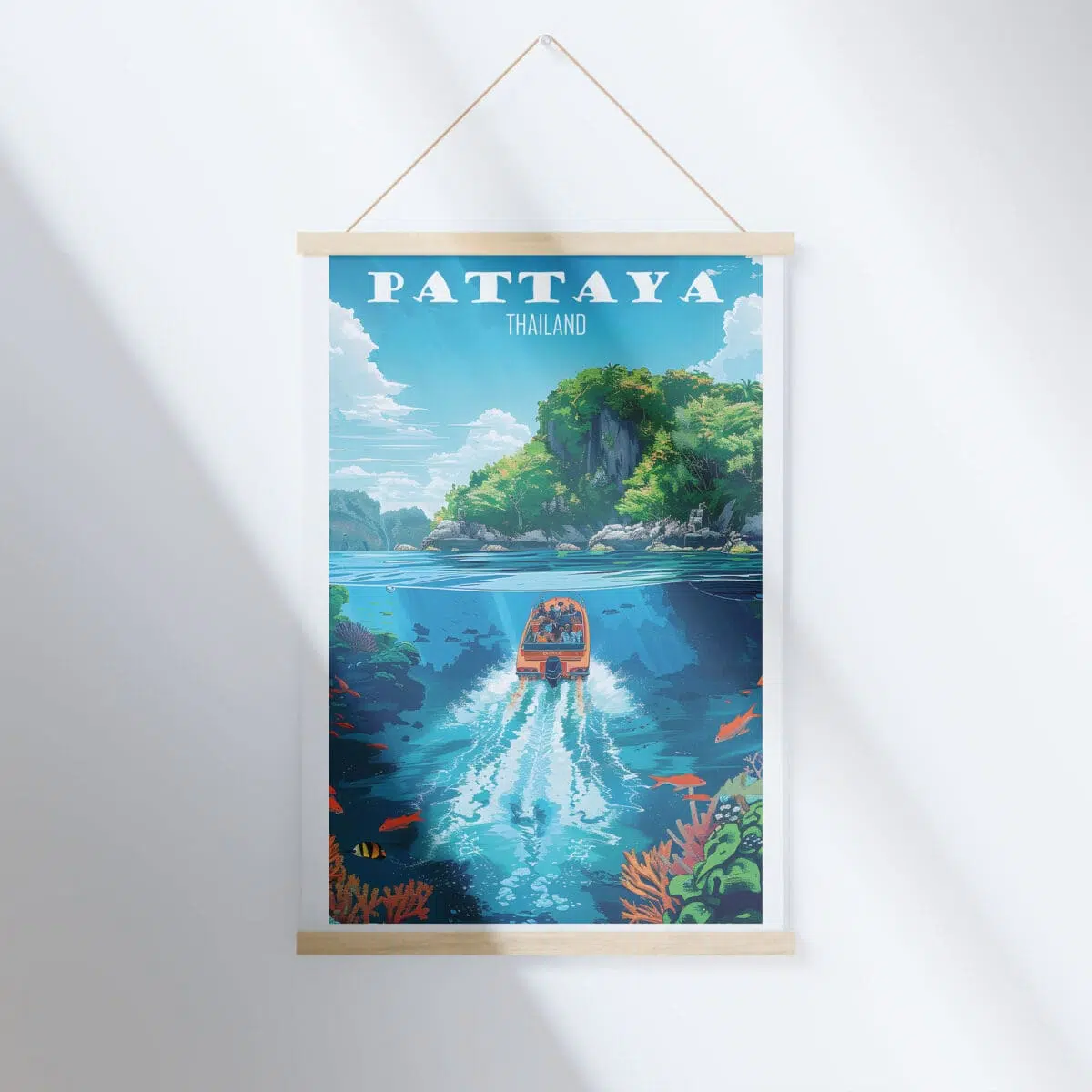 Pattaya Clear Water Hanger Poster UnitedWorldMemories