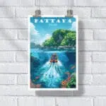 Pattaya Clear Water Poster UnitedWorldMemories