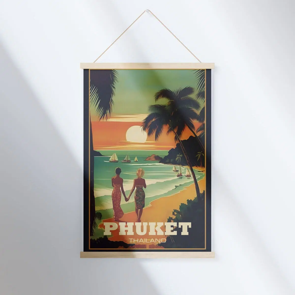 Phuket Sunset Hanger Poster UnitedWorldMemories