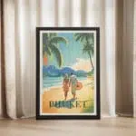 Phuket Tropical Bliss Framed Poster UnitedWorldMemories