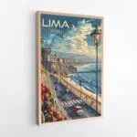 Lima Retro Miraflores Canvas UnitedWorldMemories