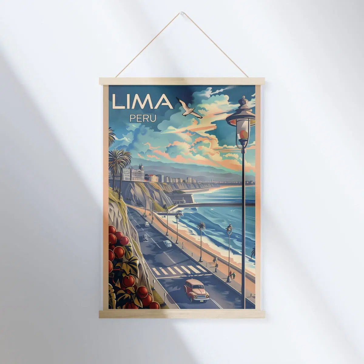 Lima Retro Miraflores Hanger Poster UnitedWorldMemories