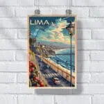 Lima Retro Miraflores Poster UnitedWorldMemories