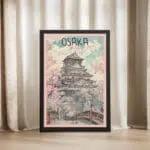 Osaka Castle Framed Poster UnitedWorldMemories