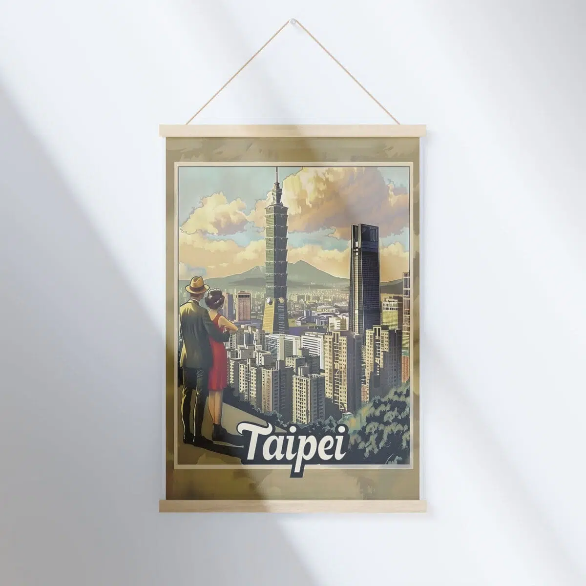 Taipei 101 Hanger Poster UnitedWorldMemories