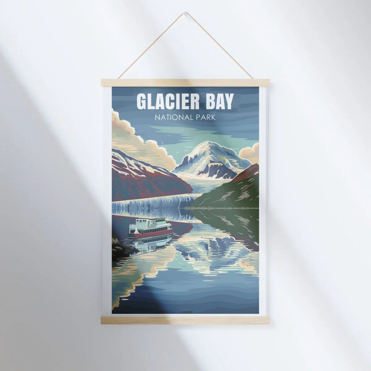 Glacier Bay National Park And Preserve Endless Beauty Hanger Poster UnitedWorldMemories