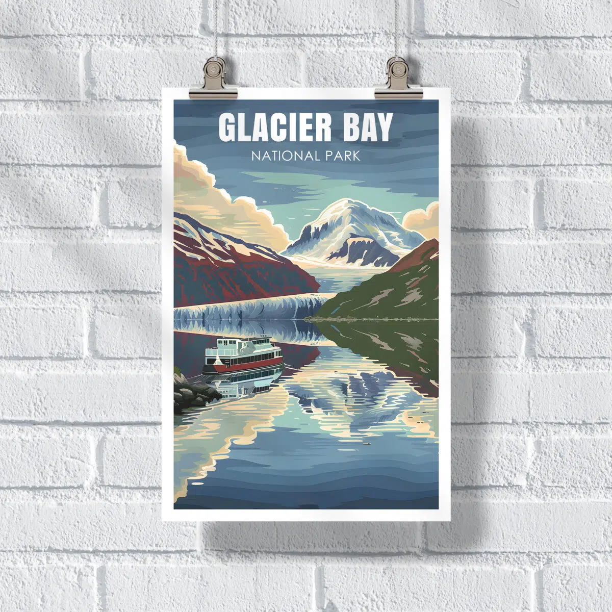 Glacier Bay National Park And Preserve Endless Beauty Poster UnitedWorldMemories