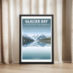 Glacier Bay National Park And Preserve Serene Reflections Framed Poster UnitedWorldMemories