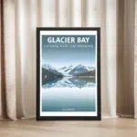 Glacier Bay National Park And Preserve Serene Reflections Framed Poster UnitedWorldMemories