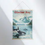 Glacier Bay National Park And Preserve Wildlife Haven Hanger Poster UnitedWorldMemories