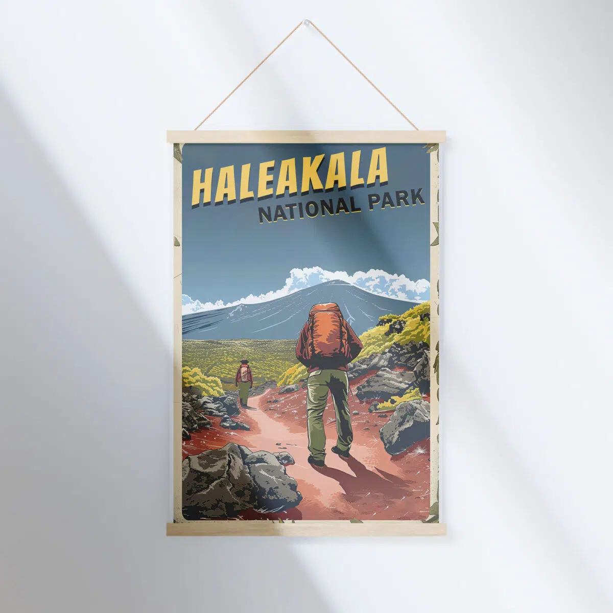 Haleakalā National Park Crater Adventure Hanger Poster UnitedWorldMemories