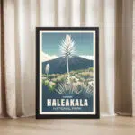 Haleakalā National Park Hawaiian Flora Framed Poster UnitedWorldMemories