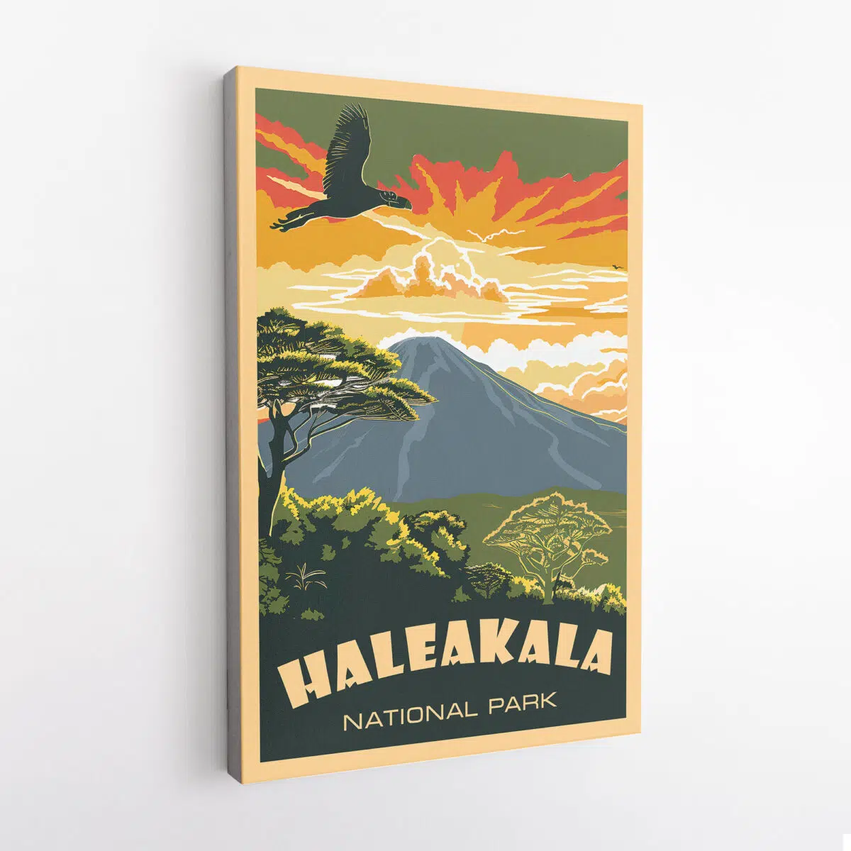 Haleakalā National Park Sunrise Splendor Canvas UnitedWorldMemories