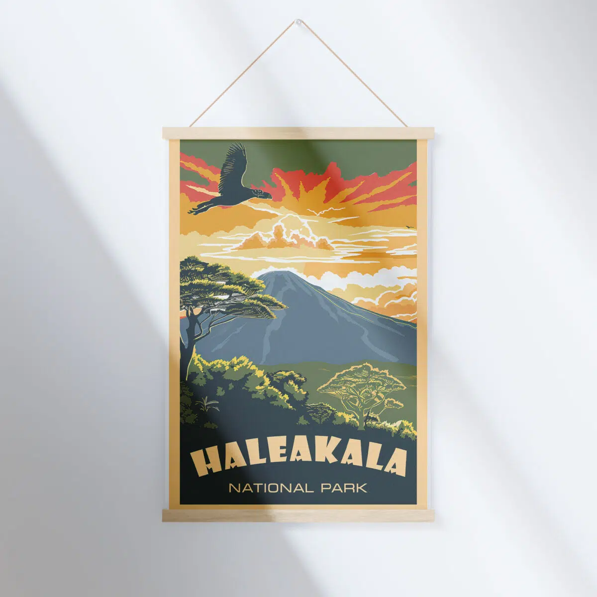 Haleakalā National Park Sunrise Splendor Hanger Poster UnitedWorldMemories