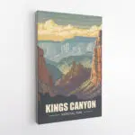 Kings Canyon National Park Canyon Majesty Canvas UnitedWorldMemories